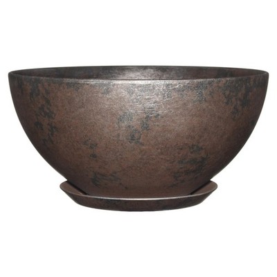 Classic Home and Garden Rosie Modern Planter w/Drainage 10'', Northern Lights 