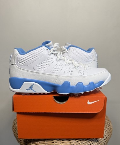 Nike Air Jordan 9 'UNC' Powder Blue/ White Golf