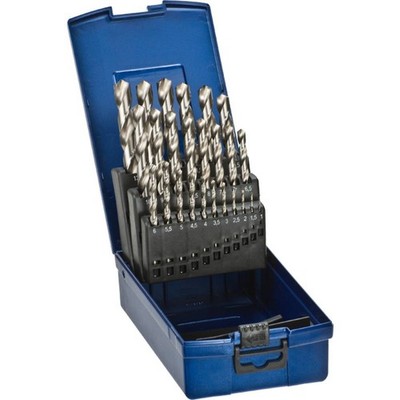 kwb 205720 HSS Metall-Spiralbohrer-Set 25teilig 1 mm, 1.5 mm, 2 mm, 2.5 mm, 3