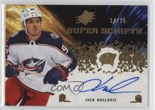2021-22 SPx Superscripts Gold 14/25 Jack Roslovic #SS-RO Auto 1q2