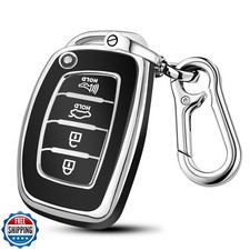 QBUC Key Fob Cover for Hyundai Elantra, TPU Remote Key Fob Protector Compatib