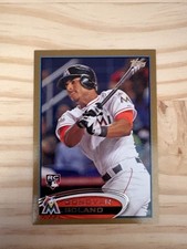 2012 Topps Update Gold #US185 Donovan Solano 9875/2012 Miami Marlins