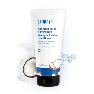 Plum Coconut Milk & Peptides Conditioner für weiches, glänzendes Haar (175 g)