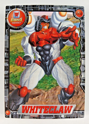 Whiteclaw #8 - Transformers: Beast Wars TCG card (1997, Takara, Japan) 008