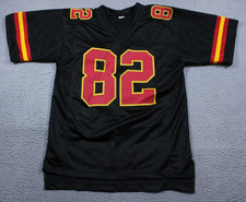 Dante Hall Autographed Jersey Mens XL Black Red Gold Chiefs Football Beckett COA