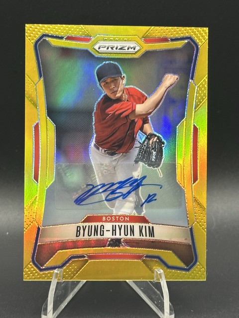 Byung-Hyun Kim 2026 Panini Prizm Gold Auto 10/10 Red Sox SSP