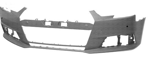 Front Bumper For Audi A4 B9 11.2015-