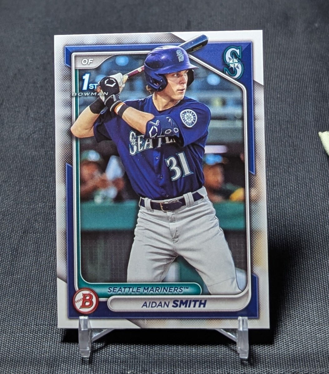 Aidan Smith 1st Prospect Rookie 2024 Bowman Card #BP-45 Seattle Mariners