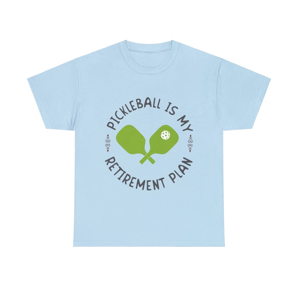 Pickleball Is My Retirement Plan - Unisex Officer Retirement Funny Retro T-Shirt