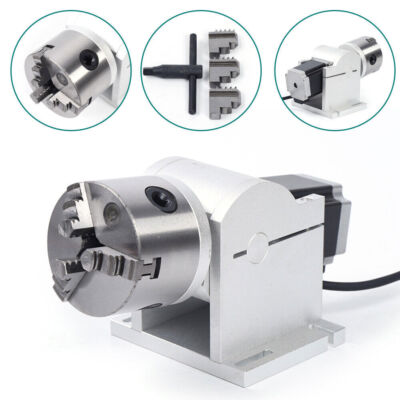 Rotary Shaft Axis Attachment Tool 80mm for Fiber Laser Marking Engraving Machine
