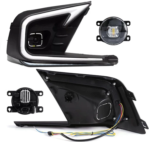 For 22- 24 Honda Civic LED Daytime Running Light DRL Fog Lights Kits New - Bild 5 von 9