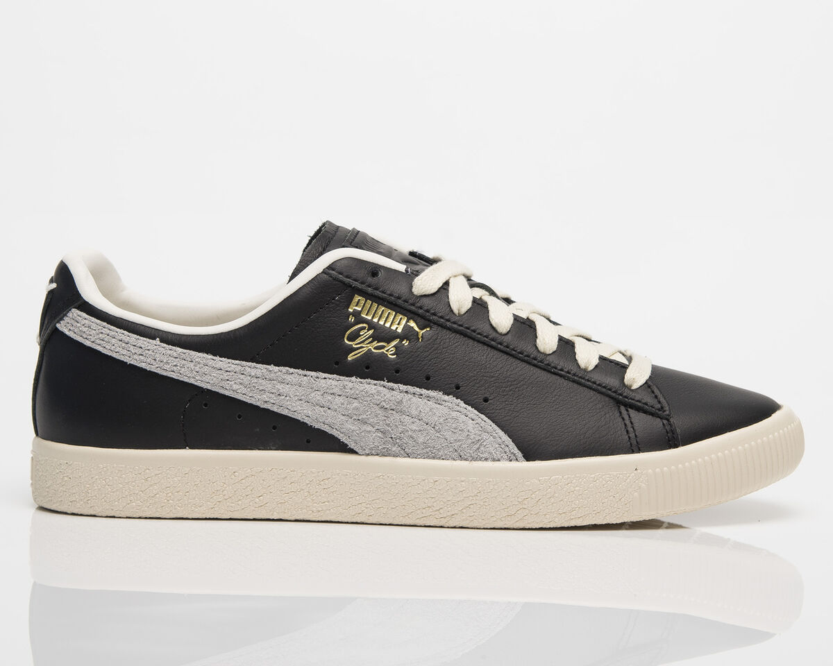 autobiografie Magazijn Dagelijks Puma Clyde Base Men black/frosted ivory/team gold | eBay