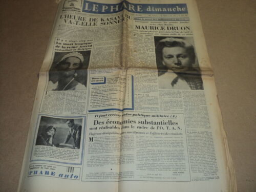 #LE PHARE DIMANCHE - 1960/765 JULIETTE GRECO LA REINE ASTRID CLIFFORD BROWN - Picture 1 of 1