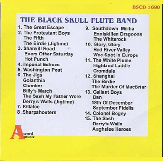 BLACK SKULL FLUTE BAND Glasgow CD Scotland Ulster/Orange/Loyalist/CD eBay