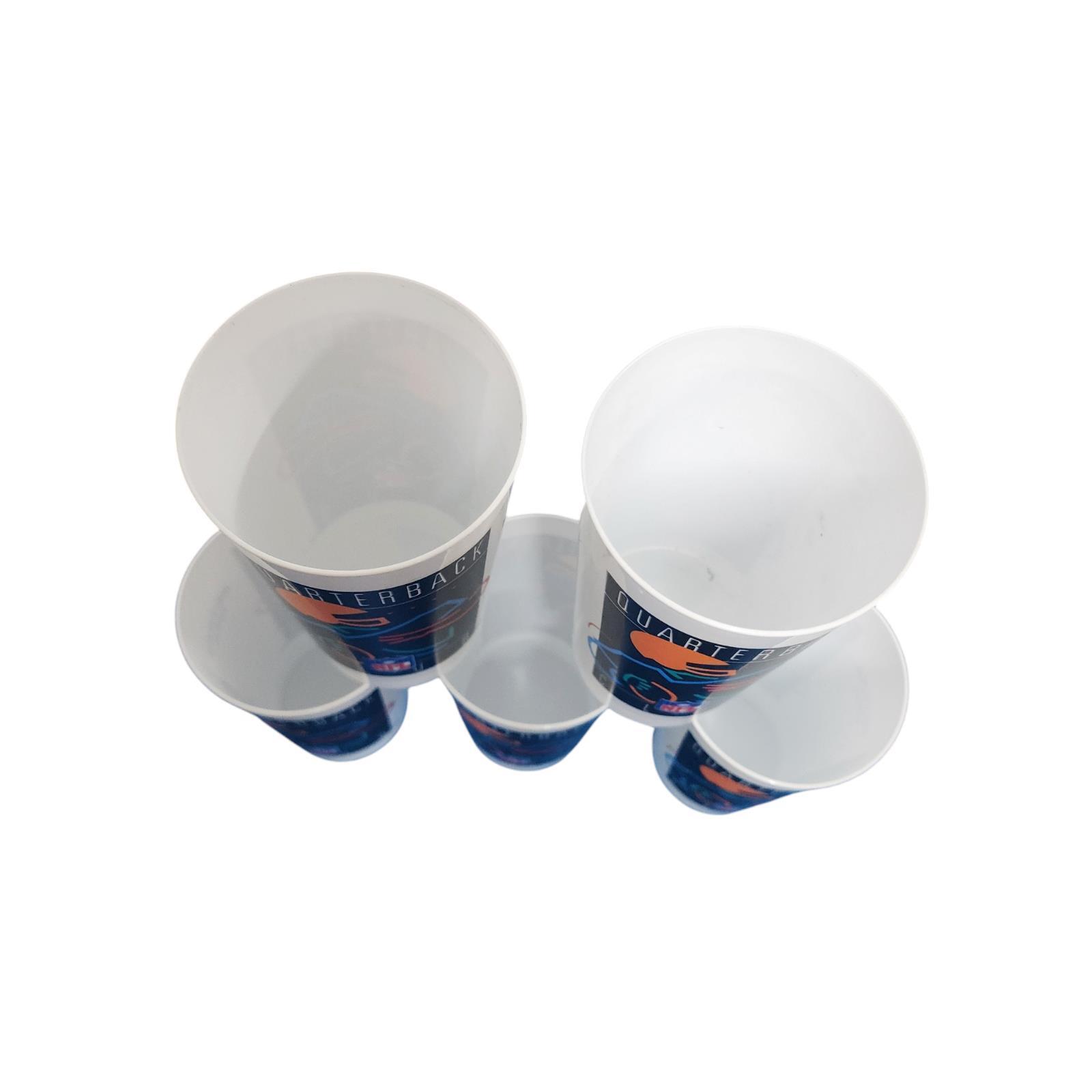 Vintage NFL Quarterback Club Stadium Cup Betras USA Set of 5