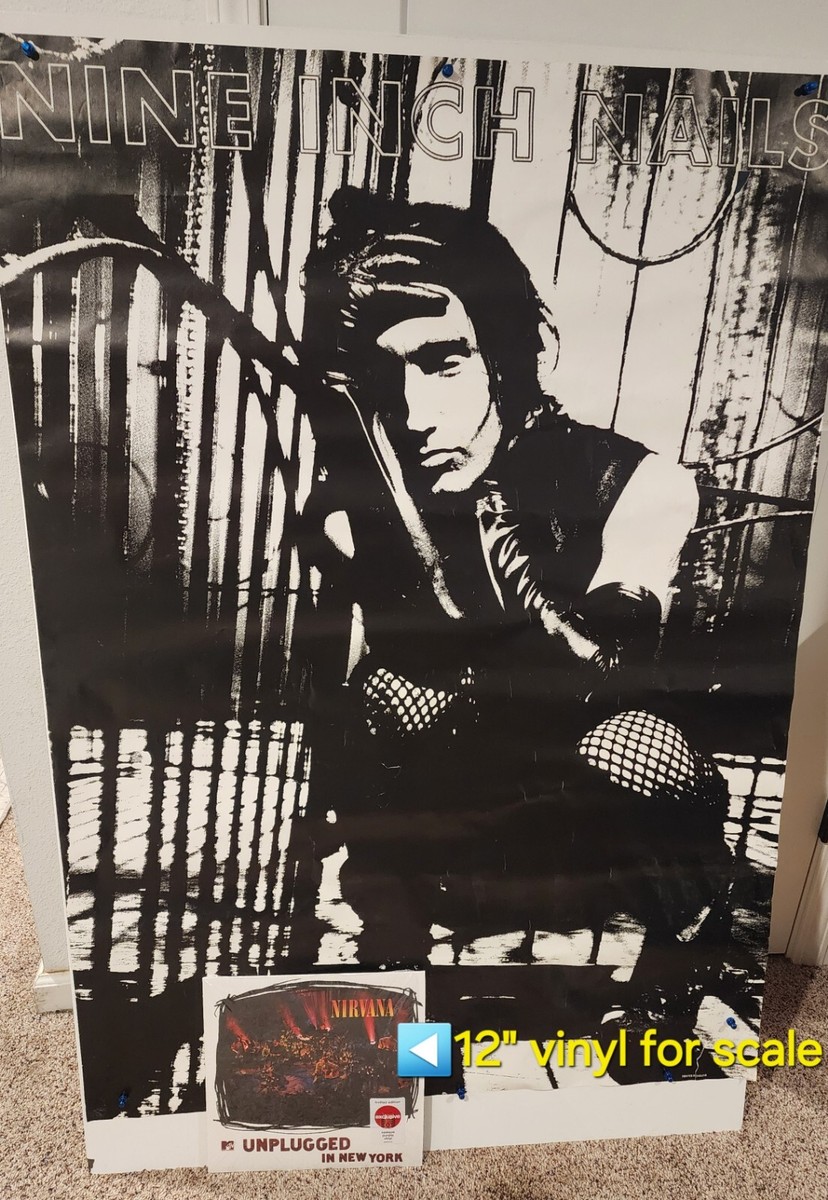 Rare Vtg HUGE Nine Inch Nails 39