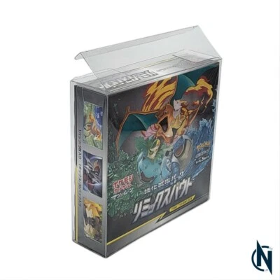 PET Schutzhülle für Japanisches 30er Pokemon Display zB Remix Bout ☆ 0,5 mm PET