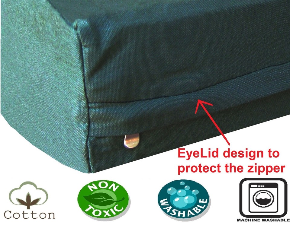 Durable CANVAS Fabric Duvet Pet Dog Bed Cover Small Medium Extra Large