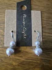 Phase Eight Tally Earrings Misty Mauve New