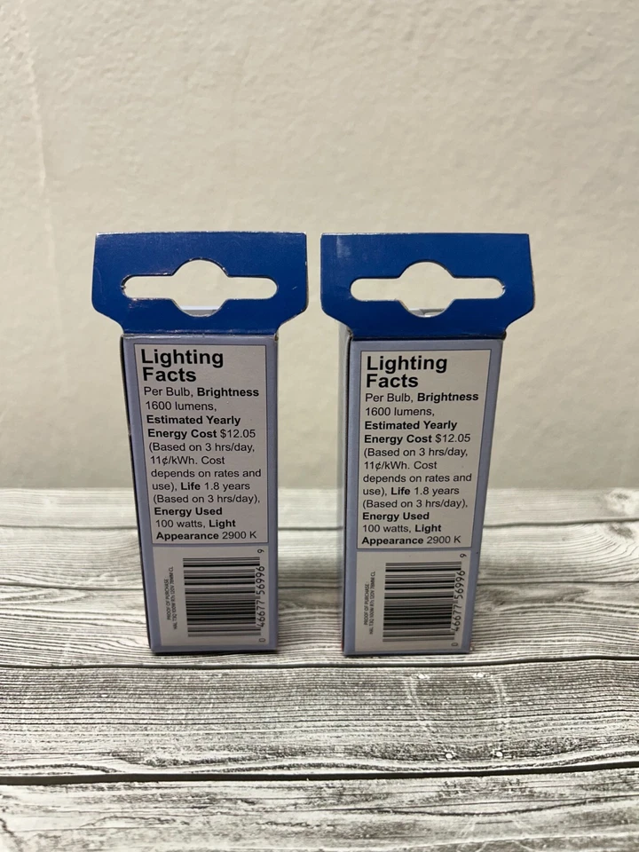 2 Packs - Philips T3 100W Work Light & Security Bulbs RSC Base -(2 Per Pack) NIB - Image 2 of 2