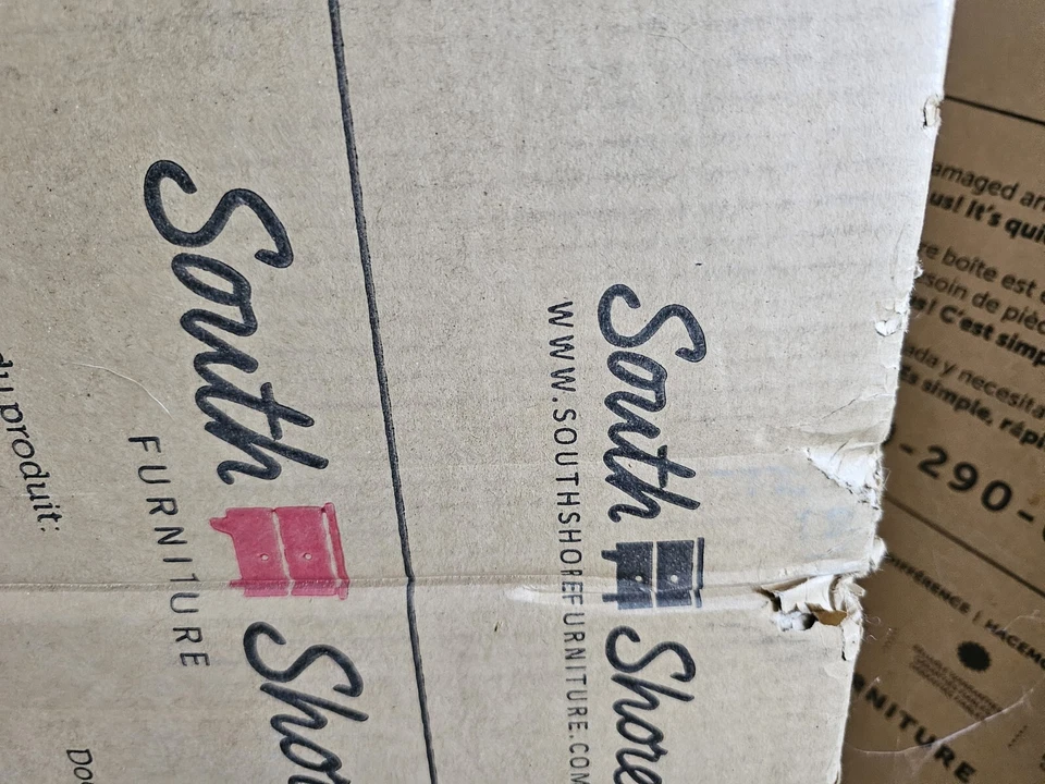 Suporte de TV South Shore com portas carvalho camelo/cinza 47,25" x 15,75" x 17,7" - Imagem 2 de 4