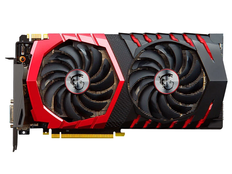 For MSI GeForce GTX1070 8G Graphics card DDR5 HDMI+DP+DVI 6+8PIN Tested ok
