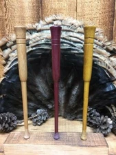 3-CUSTOM One-piece Flared-Tip Friction Turkey Pot Call Strikers PH-Hickory-Osage