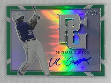 2021 LEAF PERFECT GAME METAL GREEN REFRACTOR MICHAEL GUPTON RC AUTO # 3/3