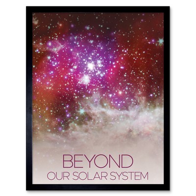 NASA Chandra Space Telescope NGC 281 Pacman Nebula Poster Framed Art Print 12x16