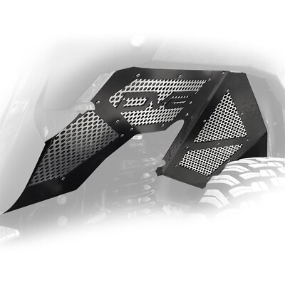 DV8 Offroad Front Inner Fenders For 2018-23 Jeep Wrangler JL Gladiator Black