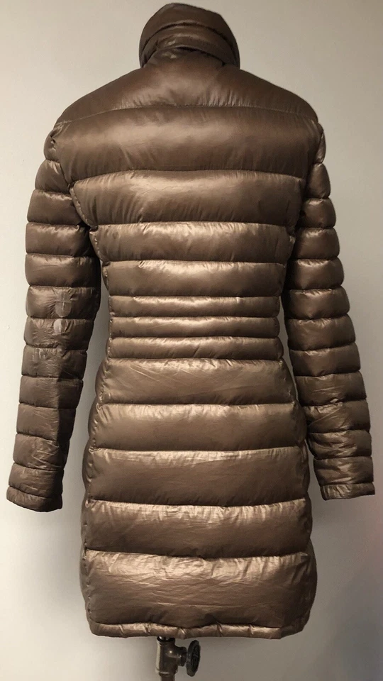 ANDREW MARC MARRÓN CLARO EMPAQUETABLE PREMIUM PLUMÓN ABRIGO ACOLCHADO LONGITUD MEDIA CREMALLERA COMPLETA L Foto 3 de 4