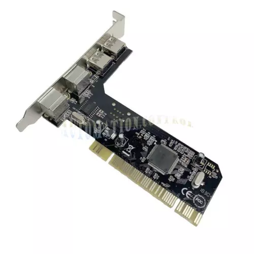 Keyboard Mouse Adapter Card PCI 32bit to 2x PS2 PS/2 + 2x USB 2.0 Port for PC