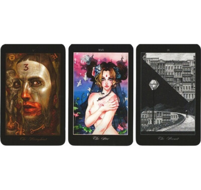 LOWBROW TAROT MAJOR ARCANA CARDS DECK SCHIFFER PUBLISHING KAHN