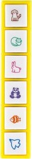 Hobonichi Techo notebook KODOMO NO KAO  Almobi Animal POCHITTO 6 Stamp JPN