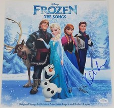 Kristen Anderson-Lopez "Frozen" Composer AUTOGRAPH Signed 12x12 Photo ACOA