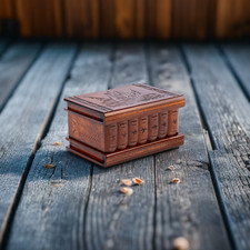 Puzzle Box, Wooden Puzzle Box, Brain Teaser P...