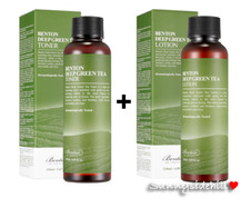 BENTON Deep Green Tea Toner 150ml & Lotion 120ml SET + 1 sample US Seller FRESH!