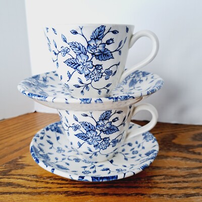 Royal Tudor Bouquet By Gridley Tea Cup 6 Oz And Saucer 2 Sets
