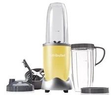 Pre-Owned NutriBullet 900W Blender Twist and Blend 9PC Set, Yellow (Good)