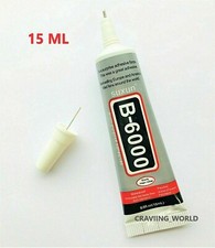 B6000 ACRYLIC DIAMOND CRAFT JEWELLERY RHINESTONE GEM BLING 9ML GLUE