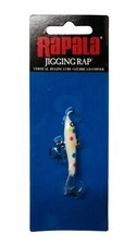 Custom Painted Rapala Jigging Rap, THREE, Size 5, Pearl Wonderbread #CPW5-PWWB