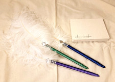 Ostrich Feather Pens for Wedding, Advice & Well Wishes Cards for Reception