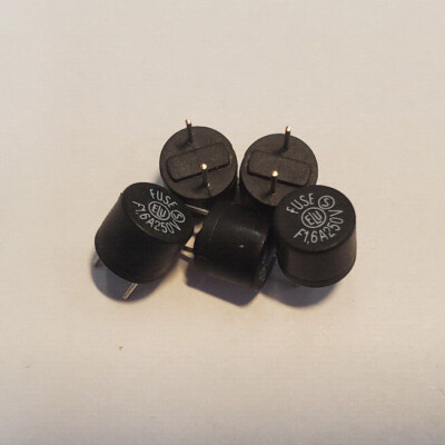 5X TR5 Sicherung Träge Lötsicherung 250V Rund Gehäuse 382 RM5mm Fuse