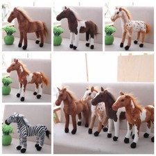 Simulation Horse Plush Toys Cute Stuffed Animal Doll Soft Horse Toy Kids Gift