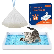 24 Pack Litter Box Liners Compatible with Safe Pets Scoopfree Cat L... Fast Ship