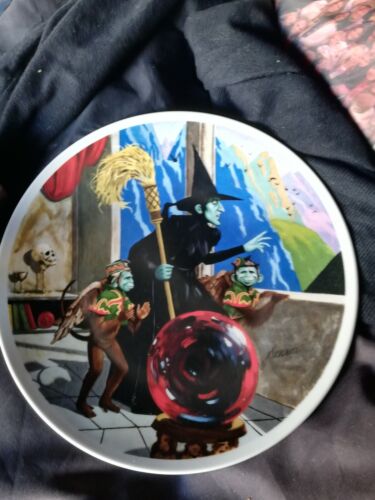 Wizard Of Oz Plates Knowles wicked witch