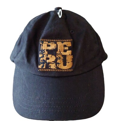 Morpho Peru Cap Hat Adjustable Navy NWT | eBay