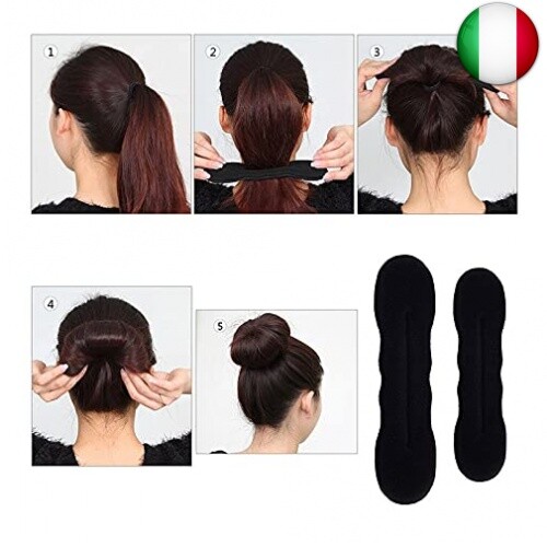 25 Tipi Accessori Per Capelli kit,Set di acconciature Hair Styling Tool, Mix - Foto 4 di 7