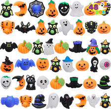 48 Pcs Halloween Mochi Squishy Toys Mini Stress Relief Party Favor Gift