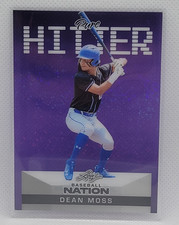 2025 Leaf Baseball Nation Dean Moss #ed 7/8 Pure Hitter
